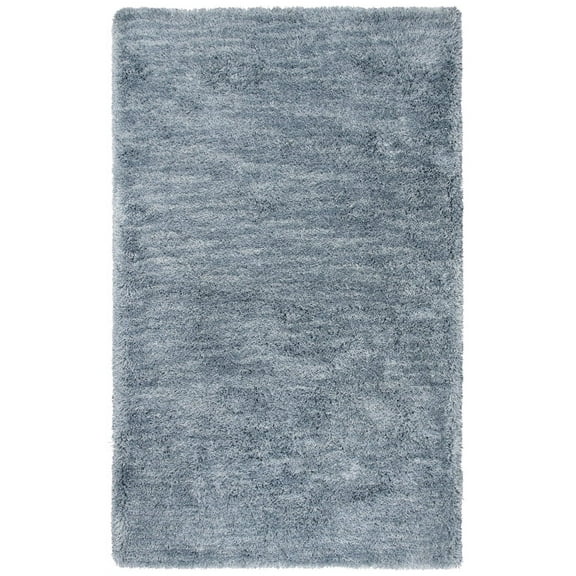 Rizzy Rugs Whistler Shag Area Rug WIS102 Blue Comfy Plush 5' x 7' 6" Rectangle