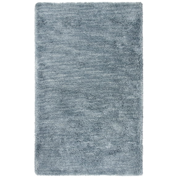 Rizzy Rugs Whistler Shag Area Rug WIS102 Blue Comfy Plush 7' 6" x 9' 6" Rectangle