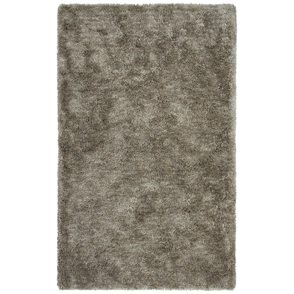 Rizzy Rugs Whistler Shag Area Rug WIS104 Beige Single-Color Fluffy 5' x 7' 6" Rectangle