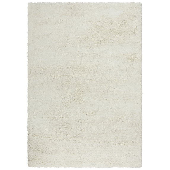 Rizzy Rugs Whistler Shag Area Rug WIS105 Ivory Flat Plush 7' 6" x 9' 6" Rectangle