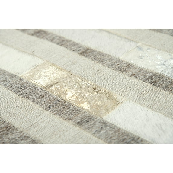 Rizzy Rugs Wild Thing Area Rug WDT101 Beige Lined Rows 5' x 8' Rectangle
