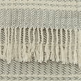 thumbnail image 1 of Rizzy Throw Handloomed Woven Grey/Natural 12"x10"x5", 1 of 5