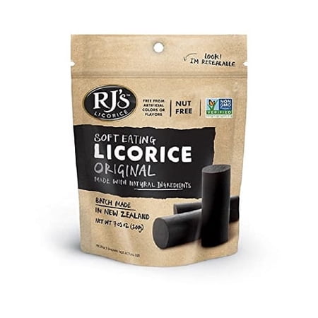 Rj'S Licorice Soft Eating Licorice Original, 7.05 Oz