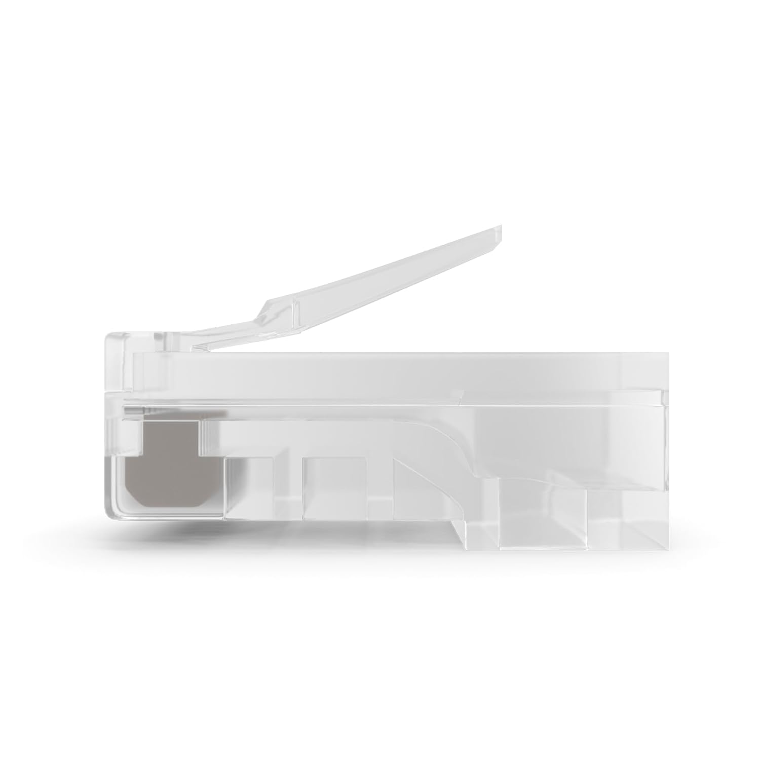 Rj45 Connectors Passthrough 100 Pack Crimp Style Network Cable