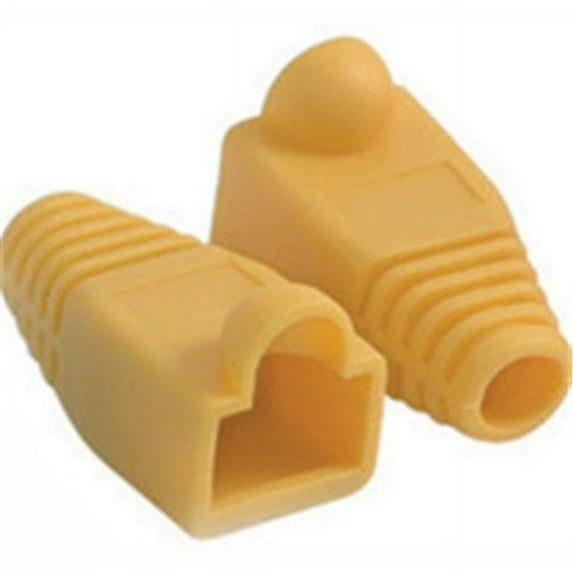 Rj45 Plug Cover - Od 6.0Mm Yellow - 50Pk