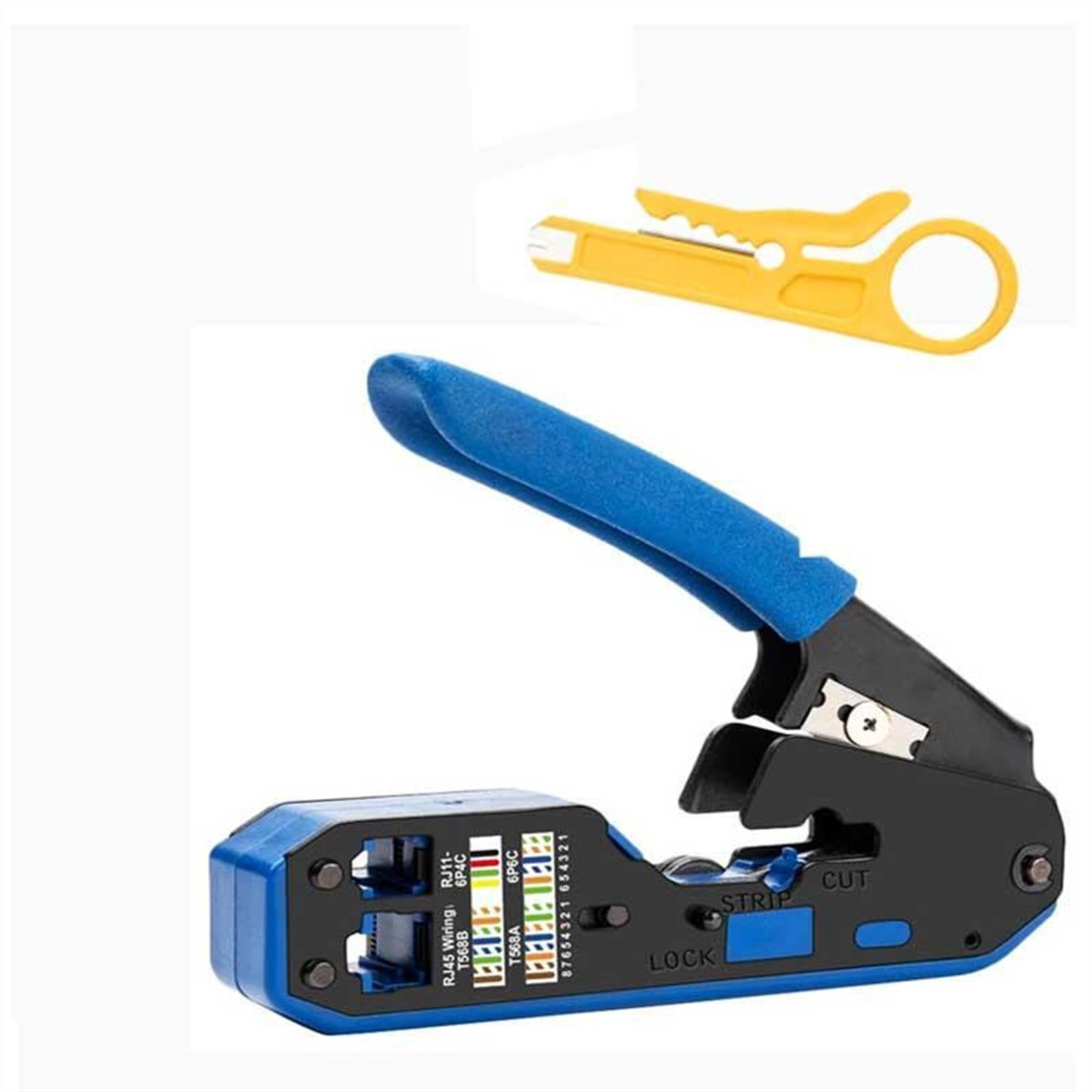 Rj45 Tool Network Crimper Cable Stripping Plier Stripper for Rj45 Cat6 ...
