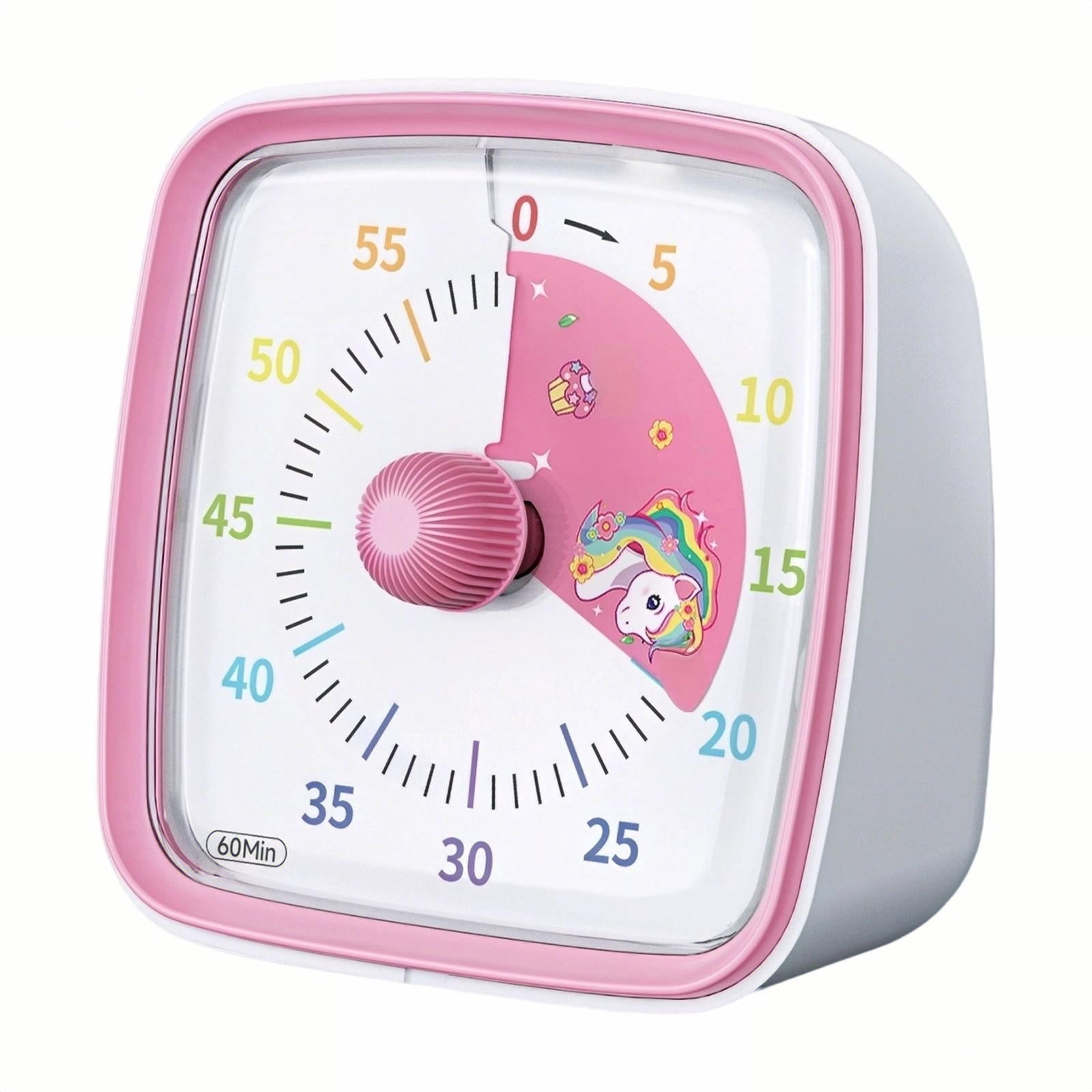 RjnShan Visual Timer with Protective Case, Rainbow Disk 60 Minute ...