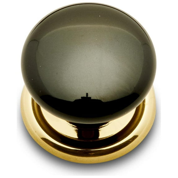 Rk International Ck-31-Flat Porcelain 1-1/4" Round Classic Flat Mushroom Cabinet Knob -