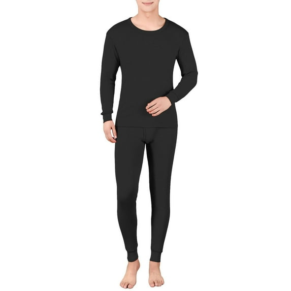 Rkuupa Clearance Lounge Sets Autumn Clothes Autumn Pants Pure Cotton Men's Thin Cotton Sweater All Cotton Middle and Young Thermal Underwear Set Round Neck Autumn and Winter L-3XL