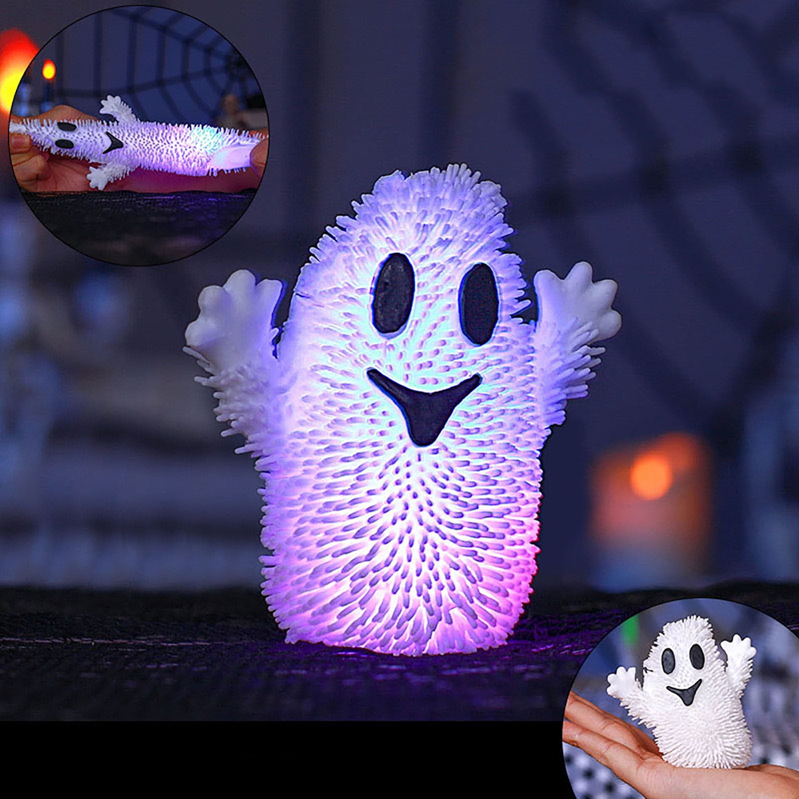 6 Pcs Voodoo Dolls Squishies Ghost Squishy Exquisite Horror Doll Slow Rising Scented Stress Relief Toy Soft Creepy Doll For Halloween Christmas Toys Gift Collection, 6 Assorted Colors