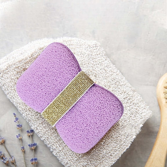 Rkxzt A Sponge,Bath Soap Sponge with Soap Holder,Travel-Friendly Body Scrubber,1 Count,Tools&Home Improvement