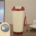 thumbnail image 1 of Rkxzt Coffee Travel Mug with Straw & Flip Lid,16oz Insulated Tumbler Cup with Ceramic Coating,Double Wall Vacuum Leak-Proof Thermos Mug for Office Seminary Party Camping, 1 of 6
