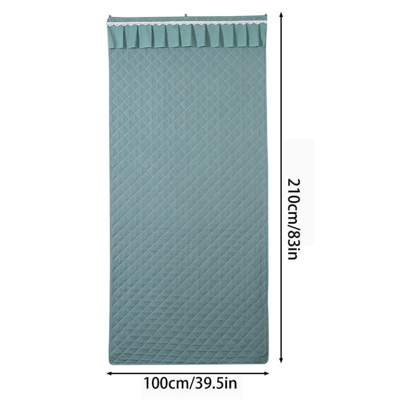 Rkxzt Door Curtain,Thermal Insulated Door Curtain 39.5x83"Thicken Cloth Winter Door Cover Blocks Cold Retains Warmth,Bed Canopies &