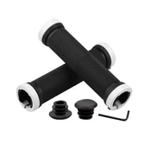 Rkxzt Ergonomic Bike Handlebar Grips with Double Lock - Non-Slip Rubber Grips for Mountain Bikes,Road Bikes,Bmx,and Cruisers