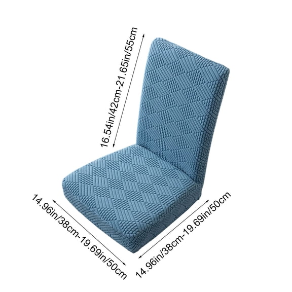 Rkxzt Flock Stools Cover Cover,Elastic Dining Chair Cover Half Round Flock Fabric 40x50cm Universal Fit 1 Pack,Other Decoration|Flock,Blue