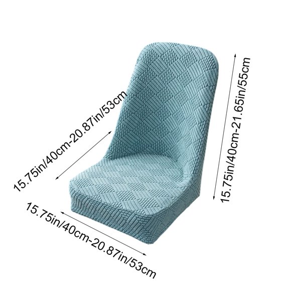 Rkxzt Flock Stools Cover Cover,Universal Half Round Chair Cover Cushion Backrest Elastic Dining Table Chair Cover 40x50cm Flock Fabric,Other