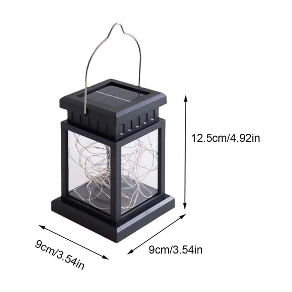 Rkxzt Garden Lights Solar Lantern Outdoor Garden Light Portable Hanging Candle Light Plastic 12.5x9x9cm Single Pack Home Garden|Plastic