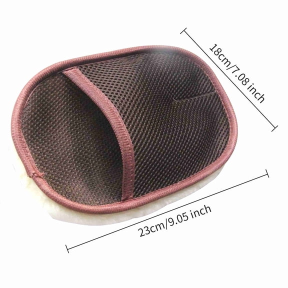 Rkxzt Gloves 2PC Microfiber Car Wash Glove Sponge Polishing Mitt Brush Wool Cleaning Tool 15x23.5cm Tools/Office|Cloth,Brown