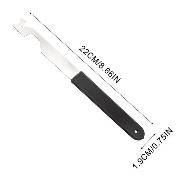 Rkxzt Hand Lever Multifunctional Metal Pry Bar Tool with Nail Puller and Bottle Opener 8.6 Inch Portable Lever for Home Use Tools/Office