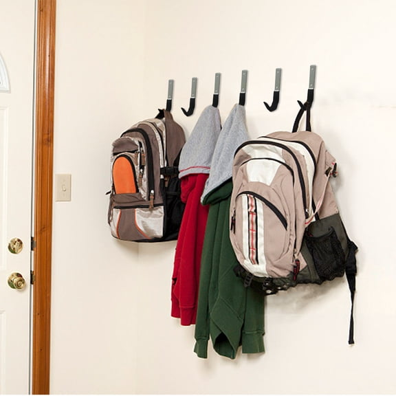 Rkxzt Hook Up Heavy Steel Garage Storage Hook 50lb Capacity Wall Mount Organizer for Tools Bikes Ladders Home Storage|Iron