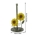 thumbnail image 1 of Rkxzt Kitchen Paper Holder Sunflower Paper Towel Holder Metal Wall Mount 14.4 x 7.1 Inch Yellow Kitchen Decor Accessory Home Storage|Iron,Color, 1 of 8