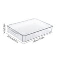 thumbnail image 1 of Rkxzt Kitchen Storage Box Clear Plastic Refrigerator Organizer Bin 9.06x7.87x2.17 Inch Kitchen Cabinet Pantry Storage Household Cleaning, 1 of 8