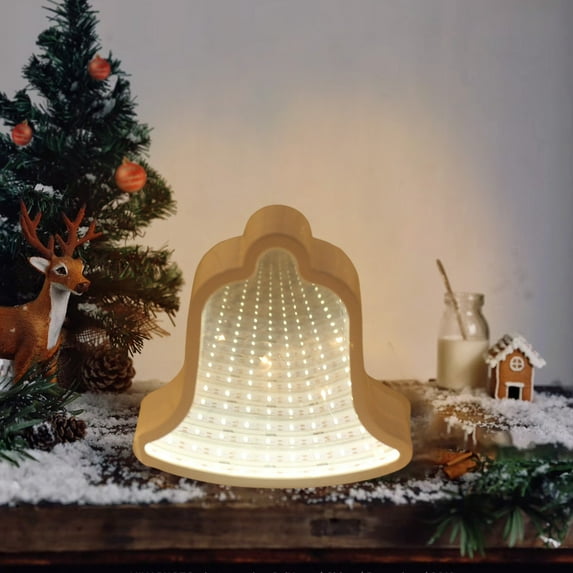 Rkxzt LED Tunnel Lights, Mirror Pentagram, Love Shape Lights, Decorative Night Lights for Bedroom, Living Room, Party or Holiday Decor