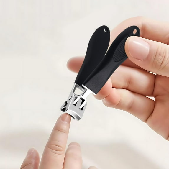 Rkxzt Large Splash-Proof Nail Clippers, Heavy-Duty Clippers for Thick, Hard Toenails, Professional Toenail Trimmer for Home or Salon Use