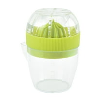 Rkxzt Manual Juicer Manual Lemon Juicer Portable Handheld Citrus Press with Pulp Strainer and Measuring Cup Red Green or Blue Kitchen & Dining|Plastic,Blue
