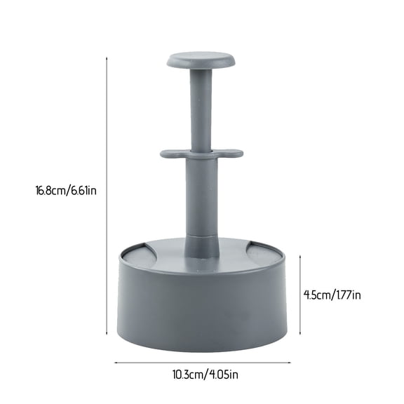 Rkxzt Meat Patty Press Nonstick Burger Patty Press Manual Meat Presser with 100 Greaseproof Papers 6.61x4.05"Gray or Yellow Kitchen