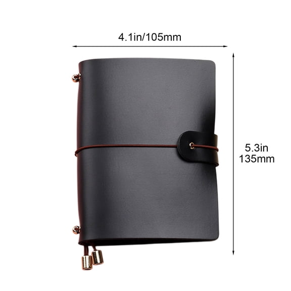 Rkxzt Notebook,Leather Bound Notebook Travel Diary 5.3x4.1"Journal for Writing,Office Stationery