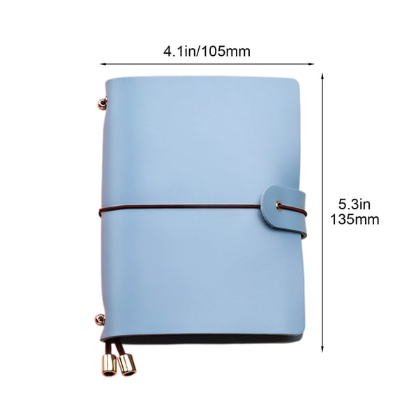Rkxzt Notebook,Leather Bound Notebook Travel Diary 5.3x4.1"Journal for Writing,Office Stationery