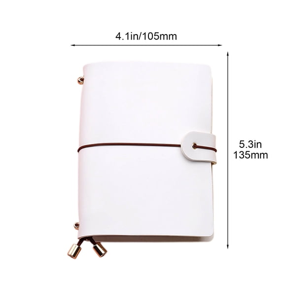 Rkxzt Notebook,Leather Bound Notebook Travel Diary 5.3x4.1"Journal for Writing,Office Stationery