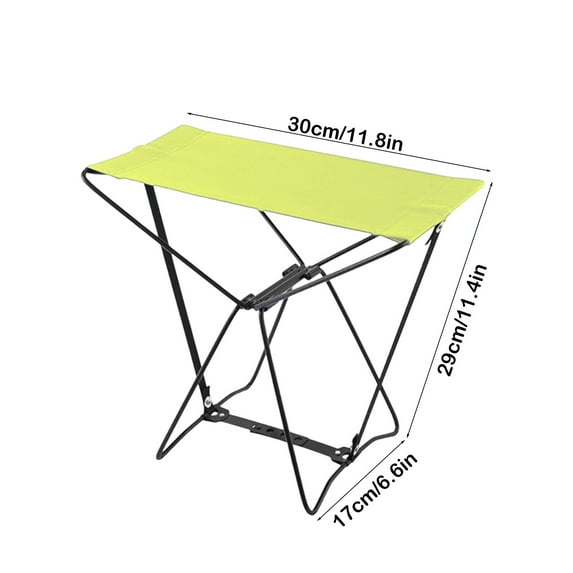 Rkxzt Oxford Fabric Folding Stool,Folding Stool Portable Outdoor Camping Fishing Seat 700g Lightweight Compact 30x29x17cm Oxford Cloth,Living Room