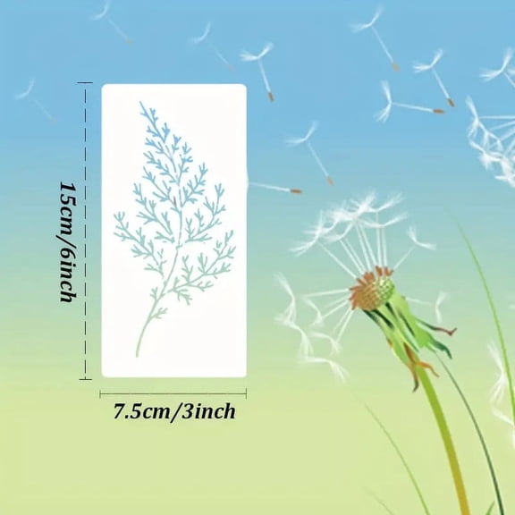 Rkxzt Painting Template Grass Pattern Painting Stencil Roll 18pcs Hollow Out Template Hand Drawn Graffiti Spray Art Tool Tools/Office|Plastic,Color