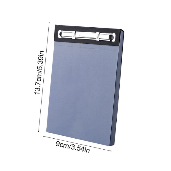 Rkxzt Paper Note Pads,Detachable Notebook with Metal Clip 5.39 x 3.54 Inch Thickened Kraft Paper Notepad Blank Pages Tear Off Message Pad,Other