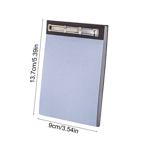 Rkxzt Paper Note Pads,Detachable Notebook with Metal Clip 5.39 x 3.54 Inch Thickened Kraft Paper Notepad Blank Pages Tear Off Message Pad,Other