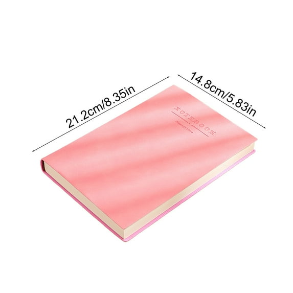 Rkxzt Paper Notebook,A5 Notebook 360 Pages Soft Leather Hardcover Thread Bound College Ruled Paper with Inner Pocket and Bookmark,Home Office