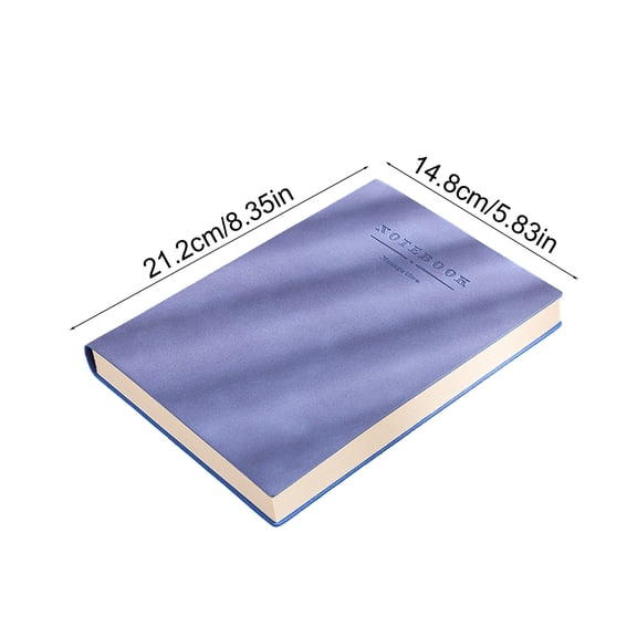 Rkxzt Paper Notebook,A5 Notebook 360 Pages Soft Leather Hardcover Thread Bound College Ruled Paper with Inner Pocket and Bookmark,Home Office