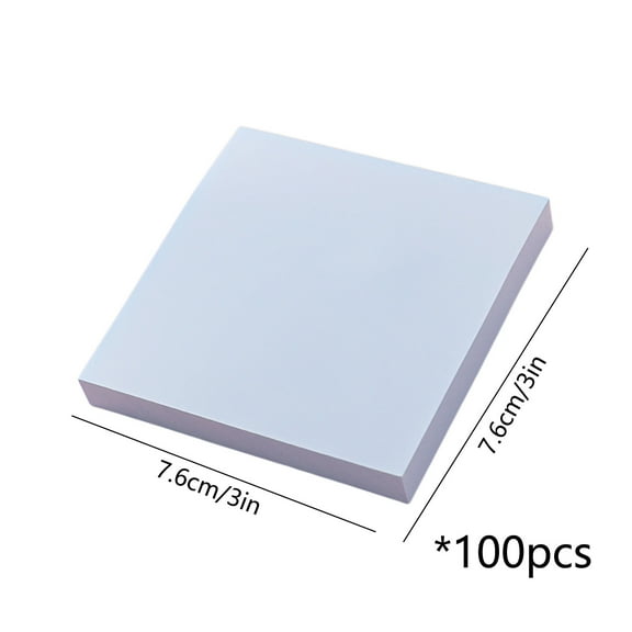 Rkxzt Paper Notes,Self Adhesive Sticky Notes 3x3"100 Sheets Colored Memo Pads Planner Tabs,Office Storage Organization