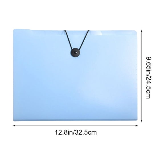 Rkxzt Pla Stic File B Ag,A4 Accordion File Bag 12 Grids Large Capacity Expandable Storage Organizer with Handle Multicolor,Home Office