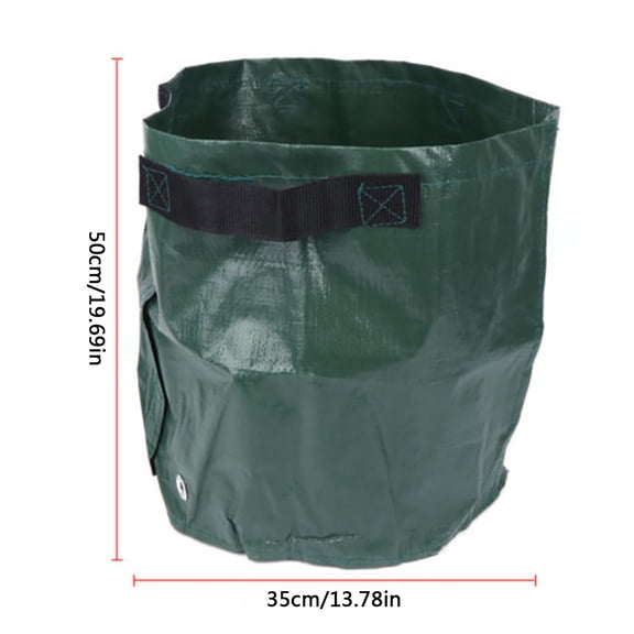 Rkxzt Planting Packaging,Potato Planter Bag with Side Window 35x50cm PE Grow Container Pouch for Garden Balcony 1Pc,Grow Bag|Polyester,As Shown