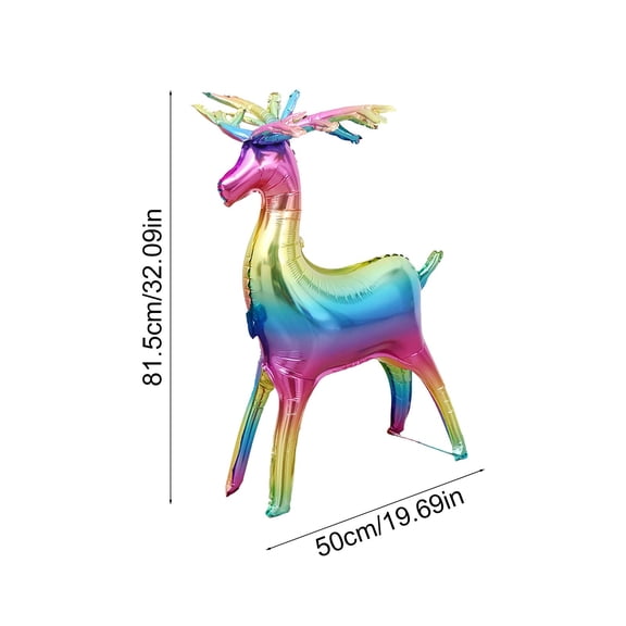 Rkxzt Plastic Aluminum Foil Balloons Deer Shaped Aluminum Film