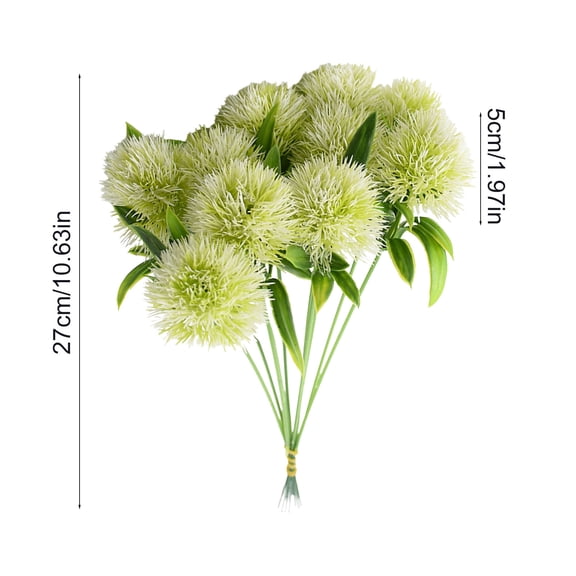 Rkxzt Plastic Artificial Flowers Plastic Flowers Plastic Flocky Stems Home Decor 10 Pack 10.63"Home Decoration