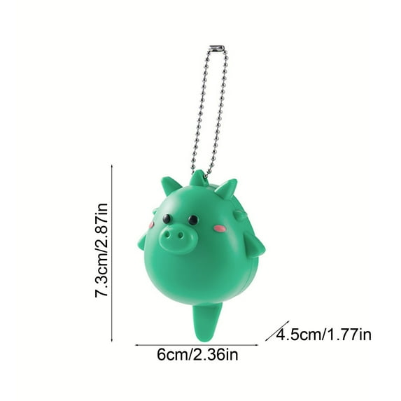 Rkxzt Plastic Bottle Opening Tool,Multifunctional Bottle and Can Opener Tool Keychain Pendant Plastic 7.3 x 6 cm Pink Green Yellow,Other Household