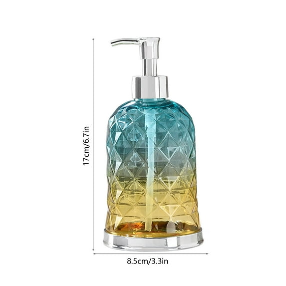 Rkxzt Plastic Dispenser Bottle,450ml Hand Sanitizer Dispenser Bottle Refillable Plastic Soap Dispenser for Bathroom Kitchen Countertop 1