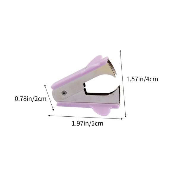 Rkxzt Plastic Staple Remover,Mini Nail Remover Macaron Color Energy-saving Portable Staple Puller Office Home Use 45g,Home Office Furniture|Plastic,Purple