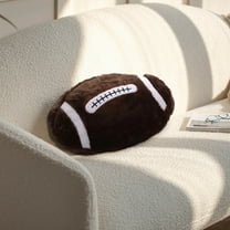 Rkxzt Plush Pillow 14-inch Soft Furry Football Lint Pillow Toy Decorative Soccer Ball Plush Doll for Room Decor Home Textiles|Cotton