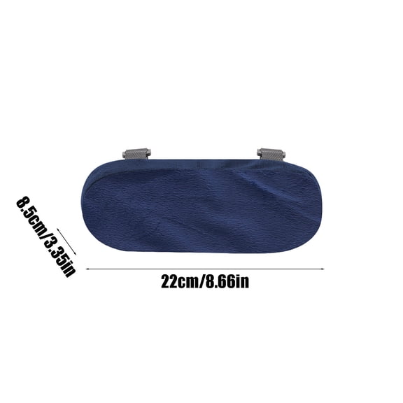 Rkxzt Polyester Armrest Pad Chair Armrest Cushion with High Density Foam Padding, Non Slip Backing, Removable Washable Cover, 8.66x1.97x1.18in, Single Pack