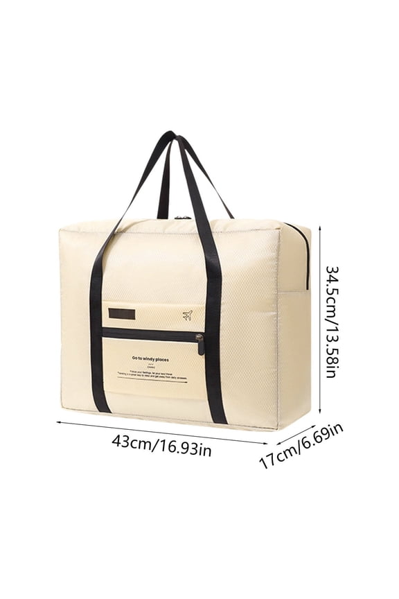 Polyester Duffel B Ag,Foldable Travel Backpack Nylon Spandex Luggage Bag 43x17x34.5cm Large Capacity Storage Organizer,Clothing Closet